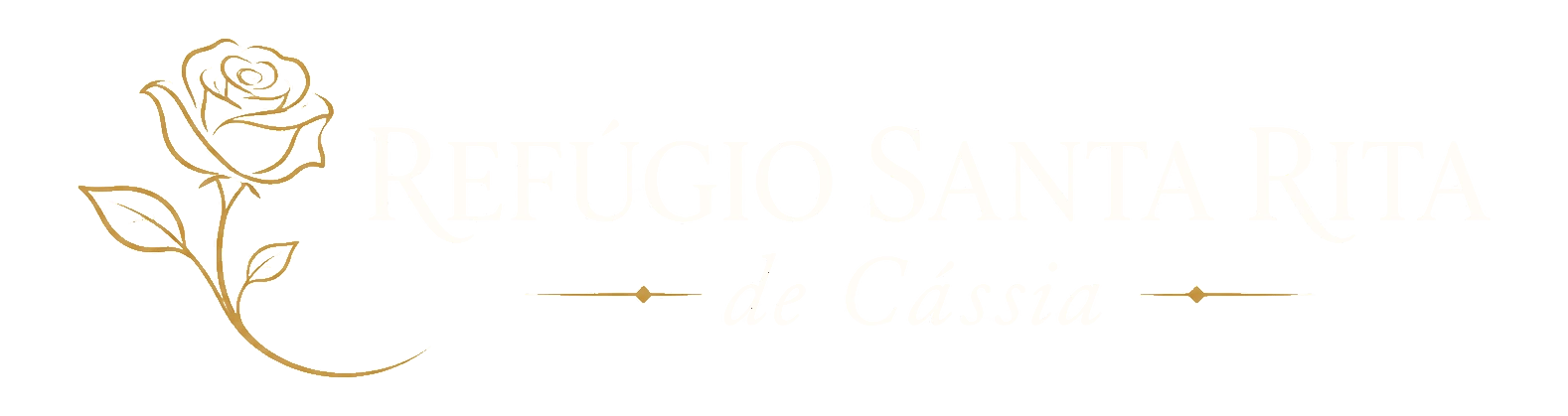 Logotipo claro do Refúgio Santa Rita de Cássia